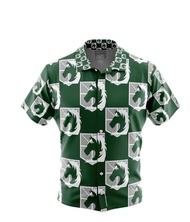 Military Police Attack on Titan Button Up HAWAIIan CASUAL Shirt, Size XS-6XL, Style Code73