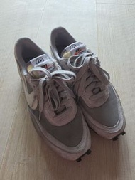 43號Nike 波鞋Nike - x sacai x Fragments LDWaffle Grey 運動鞋绒面皮灰色