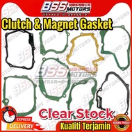 CLEAR STOCK APPLE OEM Clutch Gasket Magnet Cover Gasket SRE SRX SRL X-CITE 130 GT128 LC135 4S RC80 E