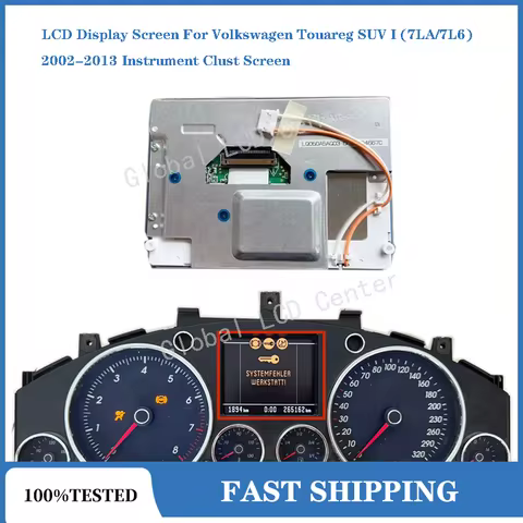 Original New A+ 5 inch LCD Display Screen For Volkswagen Touareg 2002-2009 VK Touareg SUV I (7LA/7L6