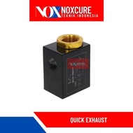 QE 02 Pneumatic Quick Exhaust Valve Vent Valve Air Quick Exhaust QE-02