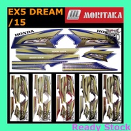 EX5 Dream Honda Model 15 Sticker Body Stripe Moritaka Strike EX5 Dream/15 Motor EX5/15