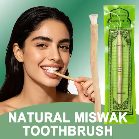 New Natural Tootbrush Miswak Toothbrush Dentifrice Vacuum Sealed Healthy Gums Teeth Fresher Breath Y