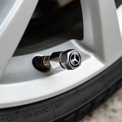 Wheel Caps Mercedes Benz Valve 4Pcs Diamond shaped valve Alloy Car Wheel Tire Air Valve Caps Stem Ba