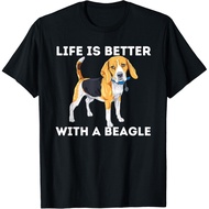 Life Is Better With A Beagle - Beagle Dog Lover Pet Owner Gift T-Shirt