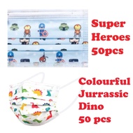 Face Mask Budak & Dewasa 50pcs Adult & Kids Face Mask Baby Mask Mask Budak Face Shield budak Mask Ca