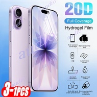 For iPhone 17 Pro Max 5G 3Pcs 20D Full Coverage Hydrogel Film For iPhone 17 Air 17Pro Max 17Air 5G 2