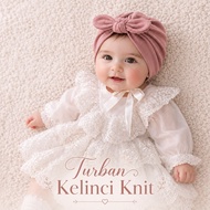 GASYIL - 06 Baby Girl Turban Baby Ribbon Turban Rabbit Turban Knit Baby Girl Ciput Newborn Ciput