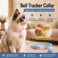 [COD 4 Colors]Anti-Lost Pet Collar for Airtag GPS Tracker IOS & Android OS Bell Necklace Dog Cat Tra