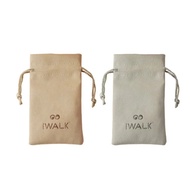 [iwalk] In-Line Pocket power bank Exclusive Storage Bag Protective Milk Tea Color/Gray
