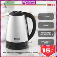 Tefal KI800D Handy Kettle Stainless Steel 1.7L 2200W KI800D Cerek Elektrik
