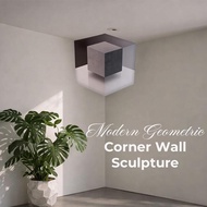 3D Illusion Wall Sticker Abstract Geometric Wall Art Peel and Stick 3D Illusion Graphic Decoration f