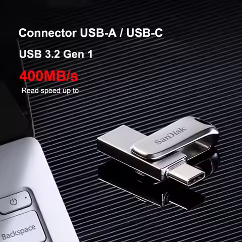 SanDisk Ultra Dual Drive Luxe USB Type C Flash Drive 512GB 256GB 128GB 64GB Metal USB 3.2 Gen 1 USB 