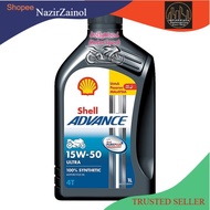 PETRONAS SPRINTA F100 F700 F900 SHELL ADVANCE 4T AX3 AX5 AX7 SAE40 10W40 10W50 15W50 ENGINE OIL MINY