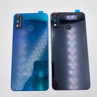 Back Battery Cover Rear Glass Door Housing Case with Camera Lens for Huawei Honor 9X Lite Battery Co