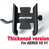 Phone holder For Aerox V2 V1 yamaha AEROX 155 Thickened aluminum phone holder bracket motorcycle acc