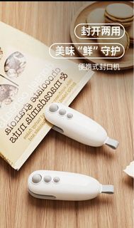 日式新款封口開口兩用機家用便攜手壓式包裝加熱封夾