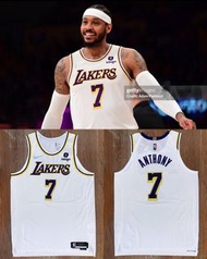 Nba Carmelo Anthony Lakers 75週年 jersey AU w/Patch🌟