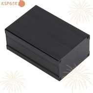 ESPOIR Electric Box, Striped /Glossy Style Black Aluminium Electric Box, Water Proof 46*76*110mm Spl