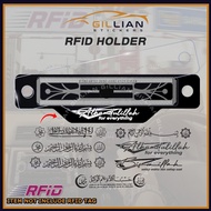 Car RFID Holder Tulisan Ayat Kereta RFID Cover RFID Casing Automotive Accessories Car