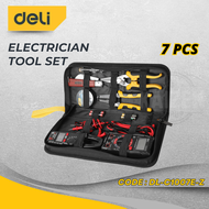 DELI DL-C1007E-Z 7 pcs set alat juruelektrik I 7 Pcs Electrician Tool Set