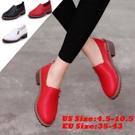 Women Flat Shoes Oxford Shoes Leather Shoes