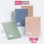 File lá A4 đựng tài liệu nhiều ngăn Nusign Deli - Tệp đựng tài liệu 30/40 lá chất liệu PP cao cấp ti