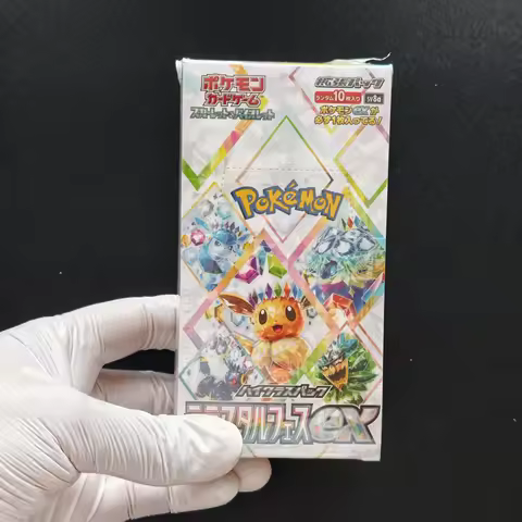 Hot Proxy TCG PKM Eeveelutions EX Booster Box SV8A Japanese Factory Sealed Collection Anime Box Card