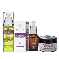 Sailajah Brightening Trial set Herbal Face Wash Vita-c Brigthening Cream Serum