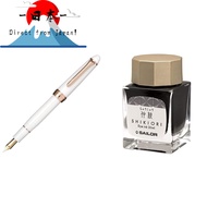 [Direct from Japan]
Sailor Fountain Pen Fascino Fine Nib White 11-0725-210 & Seasonal Ink "Izayoi no
