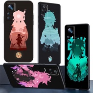 Xiaomi Black Shark Helo 2 3 4 5 Pro 5 RS Soft Black Cover TPU Phone Case SM108 Genshin Impact