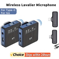 X1 Wireless Lavalier Microphone System Audio Video Voice Recording Mic for iPhone Android Mobile Phone Laptop PC Live