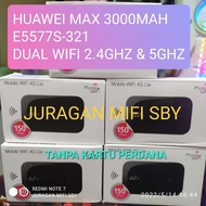 MIFI 4G LTE MODEM HUAWEI E5577 MAX FREE TELKOMSEL 14GB UNLOCK ♧♧