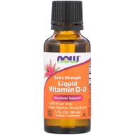 ❤️Now Foods, Liquid Vitamin D-3, Extra Strength, 1,000 IU, 1 fl oz (30 ml) (D3, 1000iu / 1000 iu / D