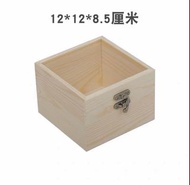 永生花zakka玻璃透明蓋木盒定做制玻璃蓋禮盒首飾包裝禮物收納盒