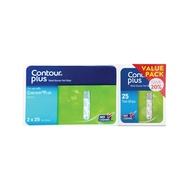 Bayer Contour Plus Test Strip 25's x3