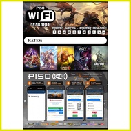 ✗ ◊ ◙ Piso Wifi Tarpaulin for Ado and LPB Software