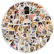 100pcs Cute Dog Waterproof Stickers Pack for Water Bottle Laptop Tumbler Aquaflask, Funny Dog Meme S