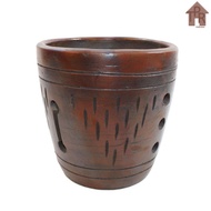 Pottery Pottery | Flower Pot Rain Pattern Tapered Pot/ - D18
