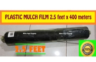 2 ROLLS - Plastic Mulch 2.5 feet x 400 meters Mulching Film