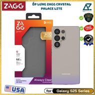 Ốp lưng bảo vệ ZAGG Crystal Palace Lite cho Samsung S25 Ultra chống ố vàng va đập và trầy xước