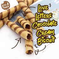 Love Letters Chocolate Cream Biscuit 巧克力蛋卷 150g+-/pack