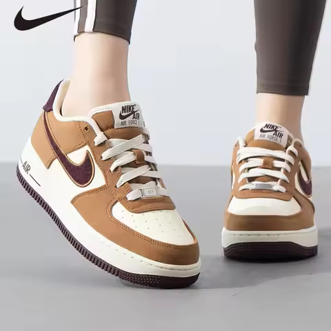 Nike Air Force 1 LV8 3 GS Sneakers, Canvas Velvet Swoosh Air-Sole Cushion Notebook Doodle Casual Sho