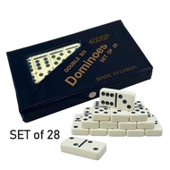 28PCS/Set Batu Domino Tebal / Gaple Batu Domino Metal / Batu Domino Rox Besar Tebal Premium Domino G