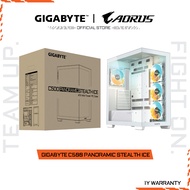 GIGABYTE CASE (เคสเกมมิ่ง) C500 PANORAMIC STEALTH ICE | ATX Mid Tower | 1 Year Warranty (GB-C500PI S