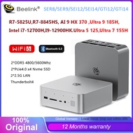 Beelink SER8 SER9 AMD R7 8845HS 6800U Mini PC AI 9 HX370 Windows11 Pro DDR5 32GB 1TB SSD WIFI6 BT5.2