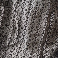 Jumbo songket skirt Series 3A Grey_black<silver Lpi. 84