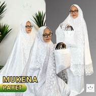 Mukena / Mukena Putih/ Mukena Sutra Swarovsky / Mukena Jumbo Putih