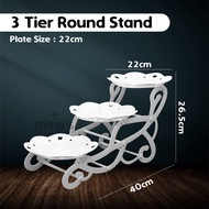 MINIIS PARTY Plastic Cake Stand Dessert Stand Dessert Tray Cake Stand Birthday 3 Tier Cupcake Stand
