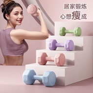 Taiwan Shipping Fitness Dumbbell Equipment Hexagonal Rubberized Small Aerobic Weight Loss 0.5KG Ladi